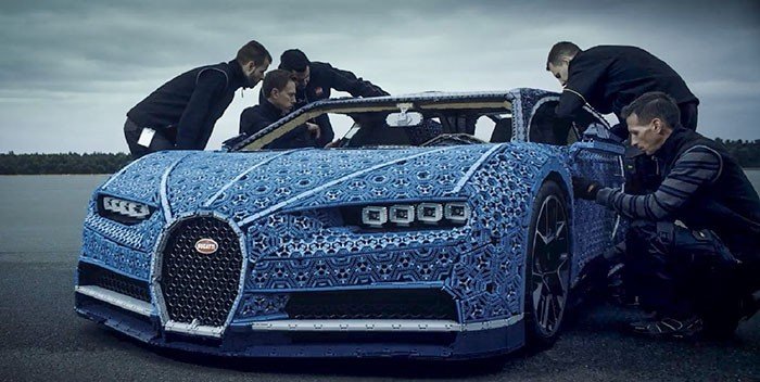 1 Milyondan Fazla Lego İle Yapılan ve Çalışan Bugatti Chiron