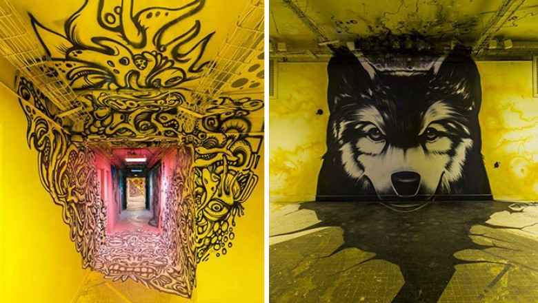 100 Grafiti Sanatçısı Tarafından Boyanan Yurt Duvarları Görenleri Büyüledi