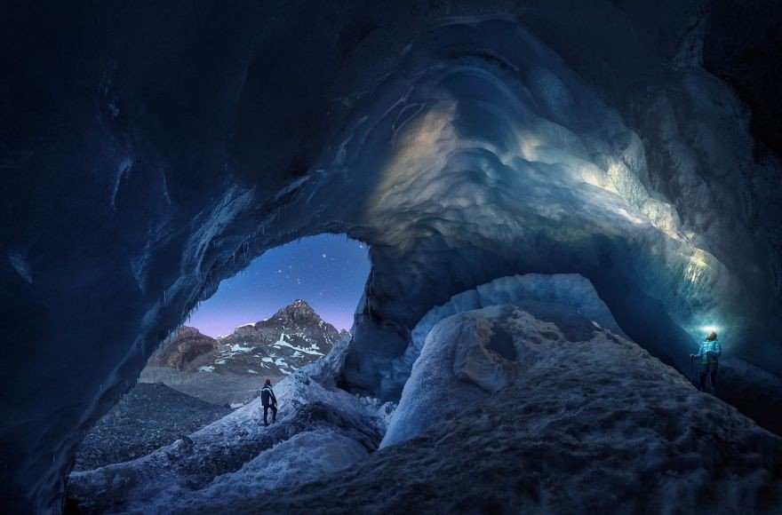 Athabasca Mağarası Juan Pablo De Miguel (Kırılgan Buz Kategorisinde Mansiyon)