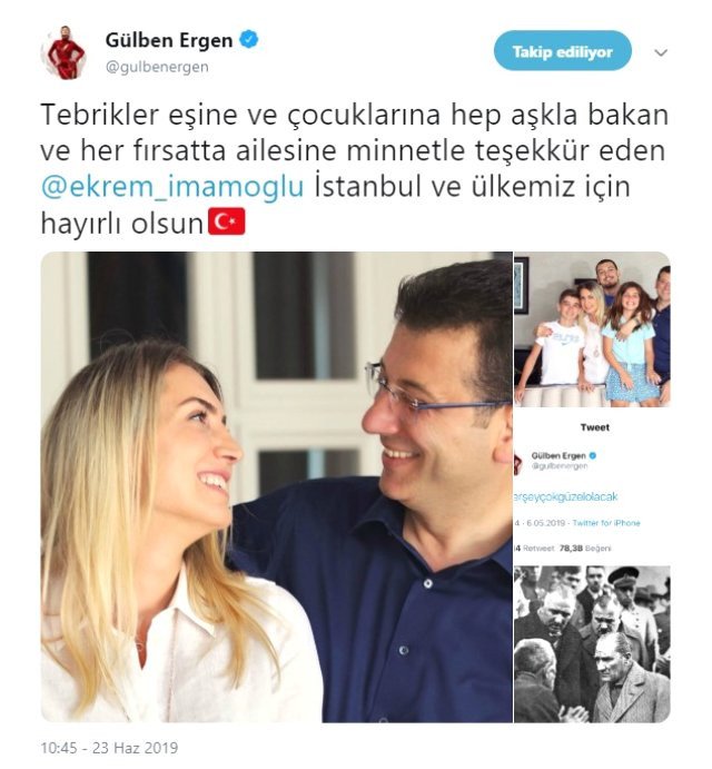 AK Parti'ye En Yakın Sanatçılardan Gülben Ergen'den Seçim Sonrası İlginç Paylaşım