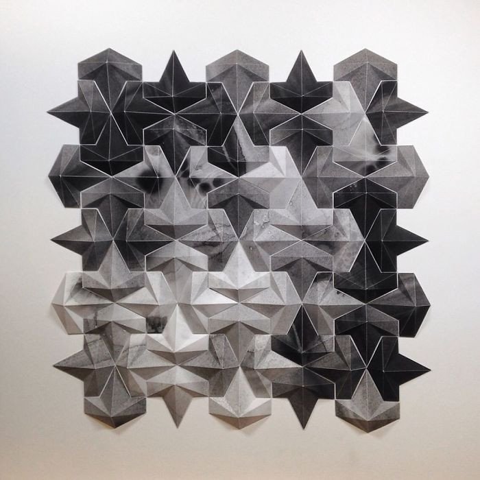 Basit Kağıt Sayfalarının Geometrik Sanata Dönüştüğü Harika Dekorasyon Ürünleri