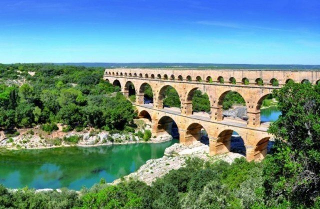 Pont du Gard Kemeri Köprüsü - Fransa
