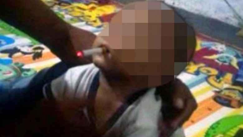 Bebeğine Sigara İçirerek Fotoğrafını İnternete Koyan İnsafsız Baba Tutuklandı