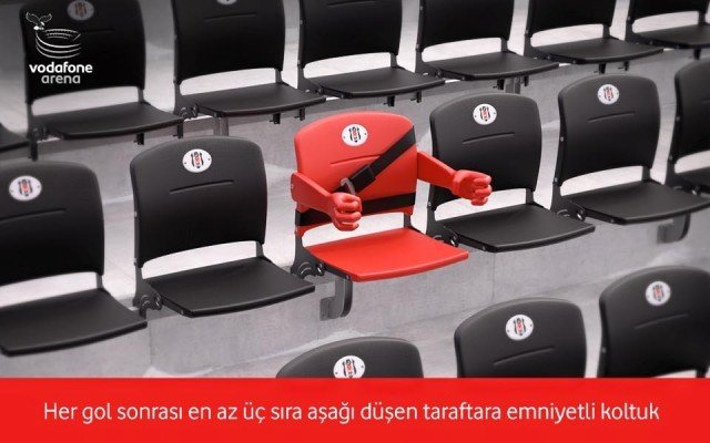 Beşiktaş Vodafone Arena Güvenlik Koltuğu