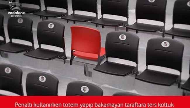 Beşiktaş Vodafone Arena'da Süper Totem Koltukları