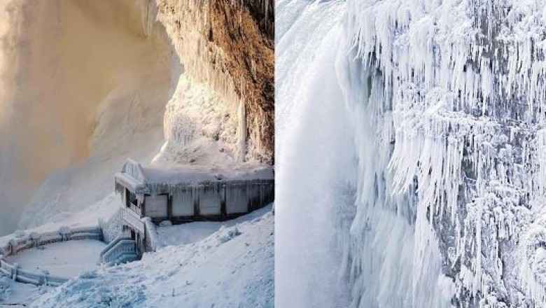Buzla Kaplanan Niagara Şelalesinin Muhteşem Görüntüleri