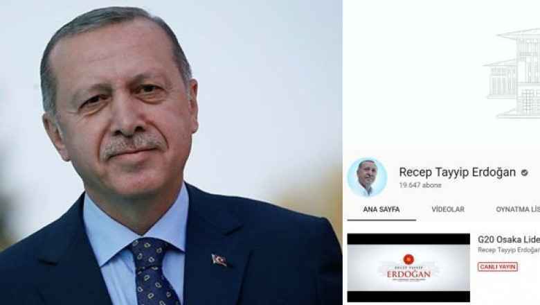 Cumhurbaşkanı Erdoğan'ın YouTube kanalı yayına başladı