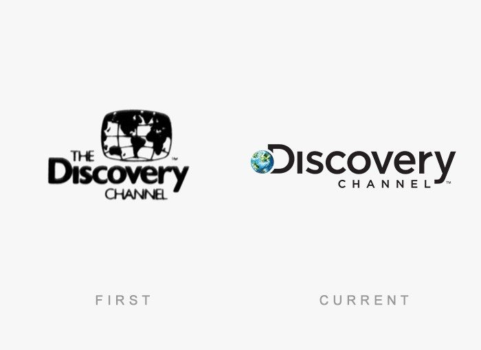 Discovery Channel eski ve yeni logosu