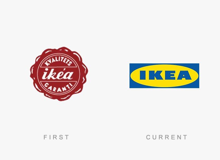Ikea eski ve yeni logosu