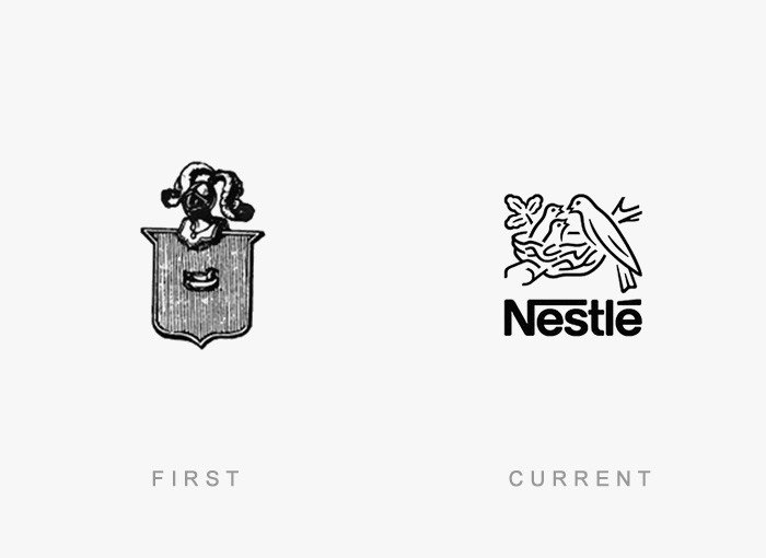 Nestle eski ve yeni logosu