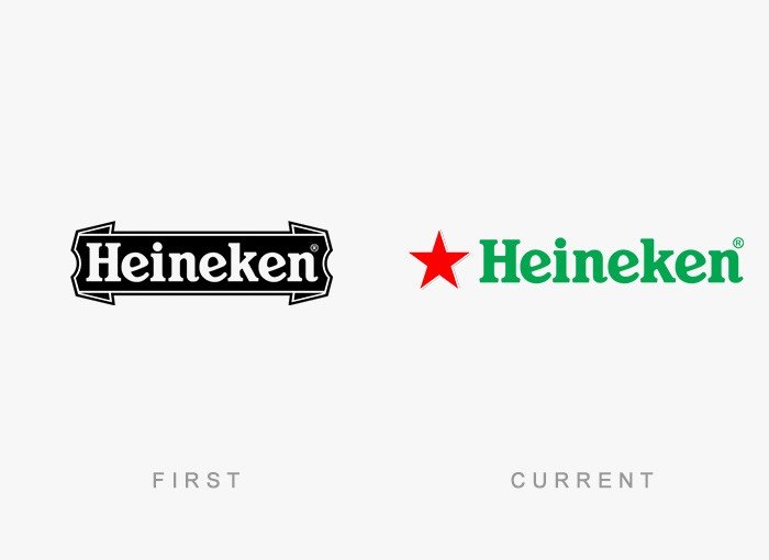 Heineken eski ve yeni logosu