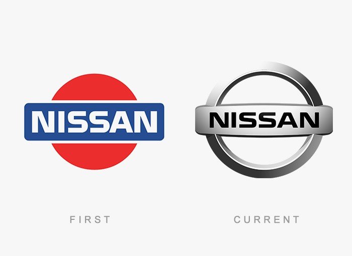 Nissan eski ve yeni logosu