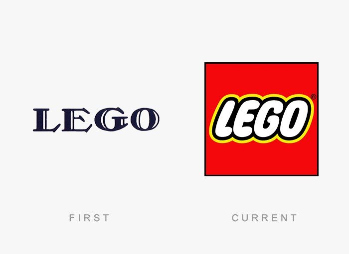 Lego eski ve yeni logosu