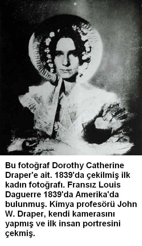 Dünyanın ilk kadın fotoğrafı