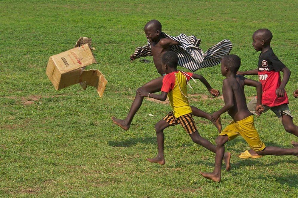 Gana Mutlu Çocuk Resimleri