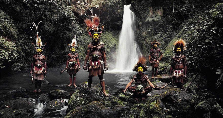 Huli Wigmen, Ambua Şelalesi, Tari Vadisi, Papua Yeni Gine