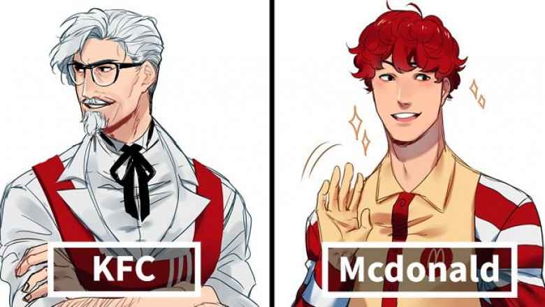 Fast Food Maskotlarını Anime Karaktere Çeviren Sanatçının Harika Eserleri
