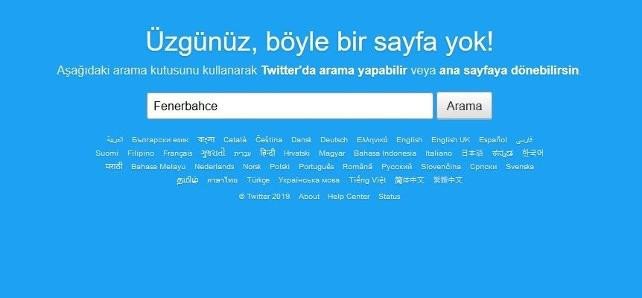 Fenerbahçe Twitter Hesabı