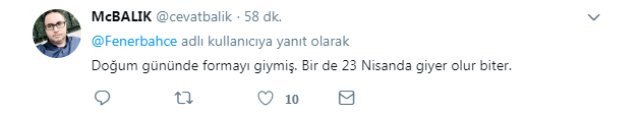 Fenerbahçe'nin Tolga Ciğerci'nin doğum günü kutlamasına taraftardan tepki geldi