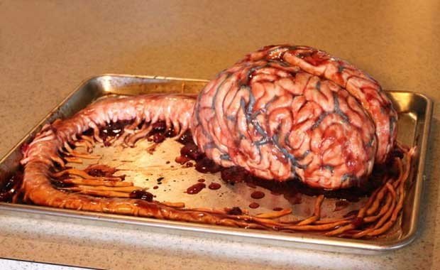 Beyin şeklindeki kek