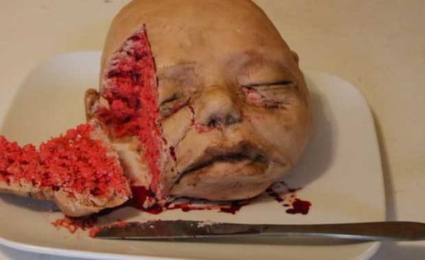 Bebek Kafası Modelli Pasta