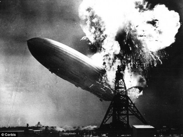 New Jersey'de gerçekleşen Hindenburg Faciasının yaşandığı an - 1937