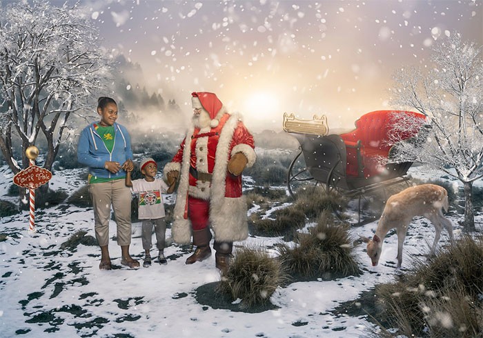 Hastanede Yatan Çocuklar İçin Yapılmış Sinirli Noel Photoshopları
