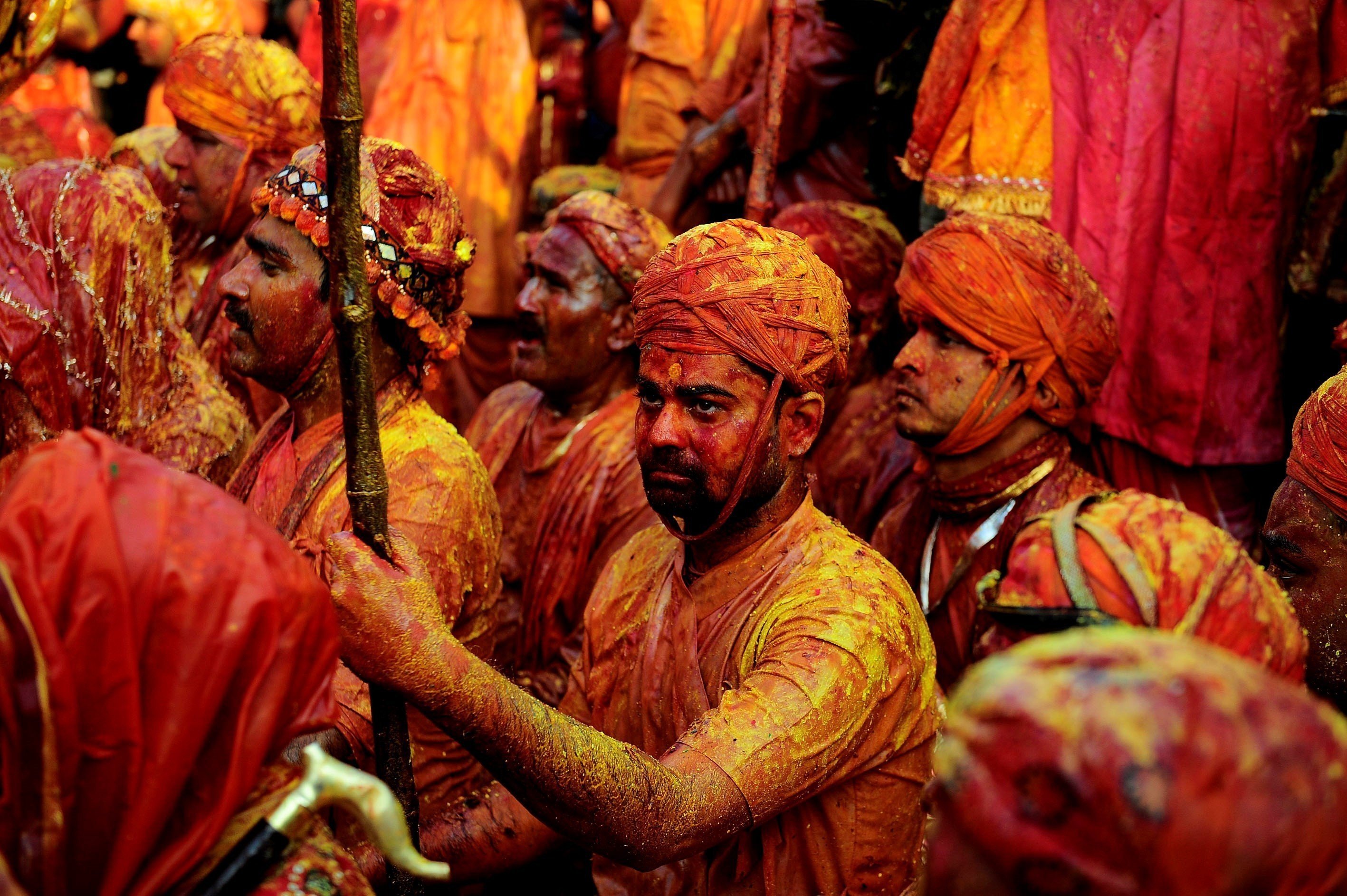 Holi Festivalinden Renkli Görüntüler