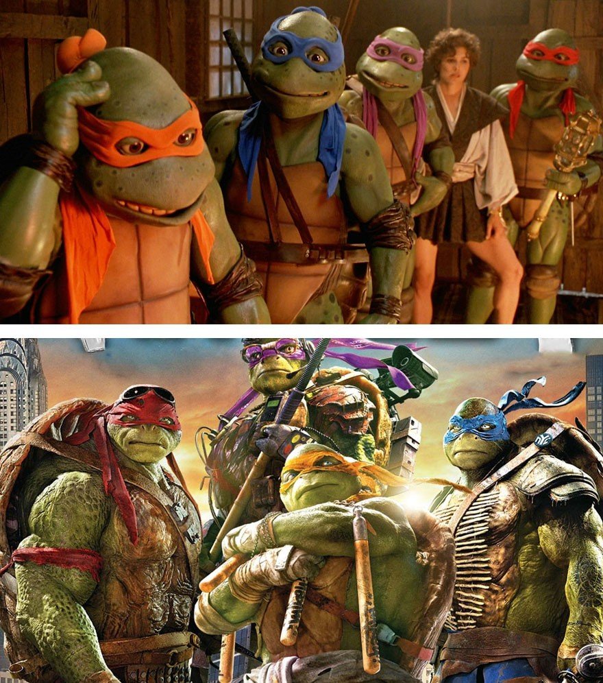 Ninja Kaplumbağalar 1990 ve 2016