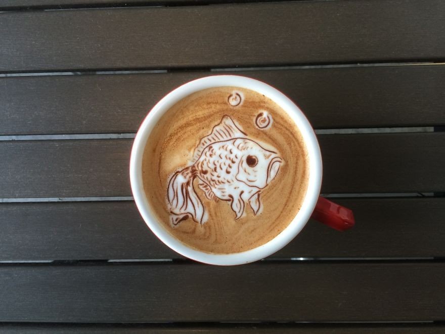 latte art kalp
