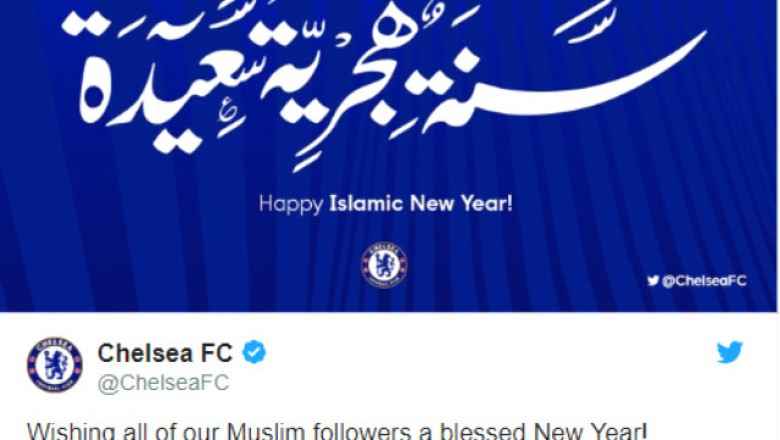 İngiliz Kulübü Chelsea, Hicri Yeni Yılı Unutmadı
