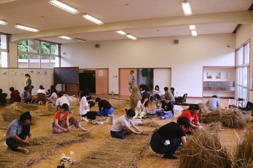 Japonya Saman Festivali İçin Yapılmış Devasa Hayvan Heykelleri