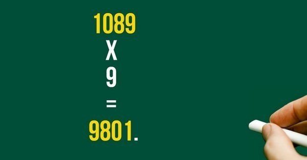 1089 X 9=? Sonuç=9801