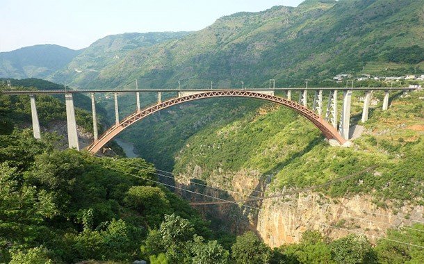 Beipanjiang River Railway Bridge, Çin