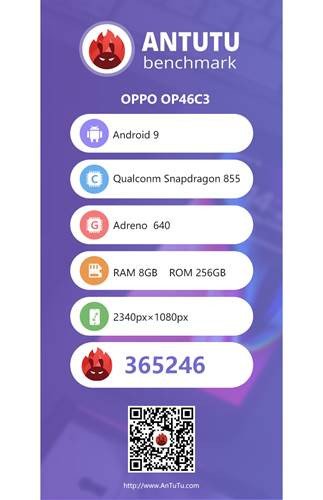 Oppo'nun Snapdragon 855'li tepe modeli Oppo Find Z, AnTuTu test sonucu belli oldu