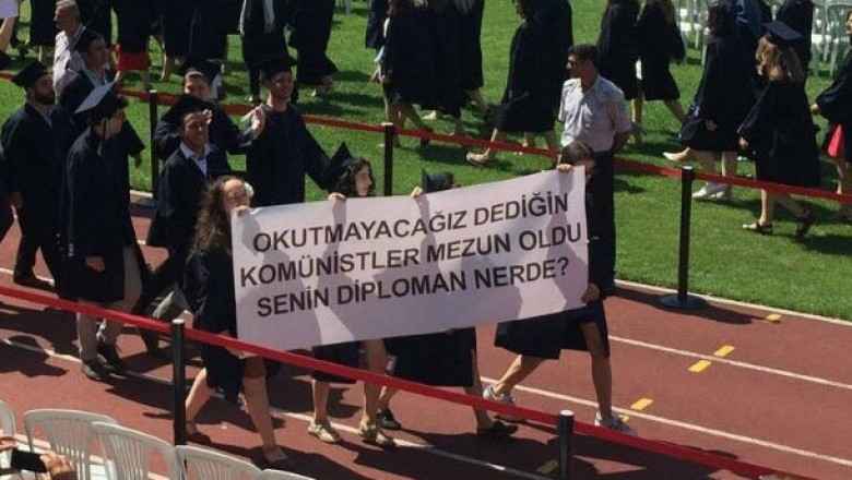 Rektörün Protesto Edildiği Boğaziçi Üniversitesi Mezuniyet Töreni Görüntüleri