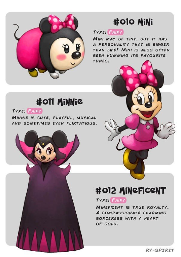 Sevimli Disney Karakteriyken Savaşçı Pokemonlara Dönüştürülmüş 15 Karakter