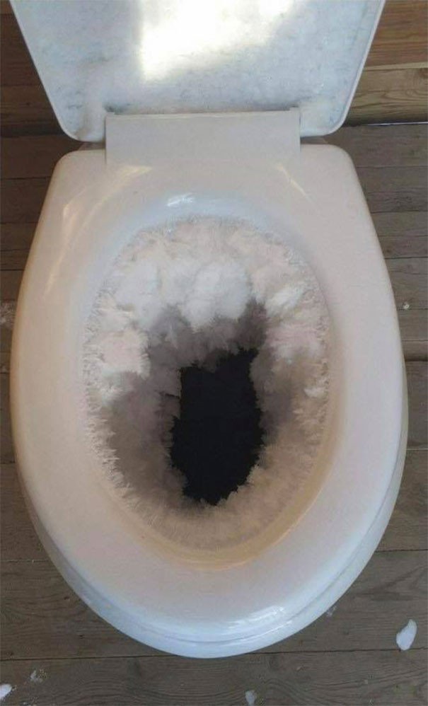 Bu Wisconsin'de bir tuvalet