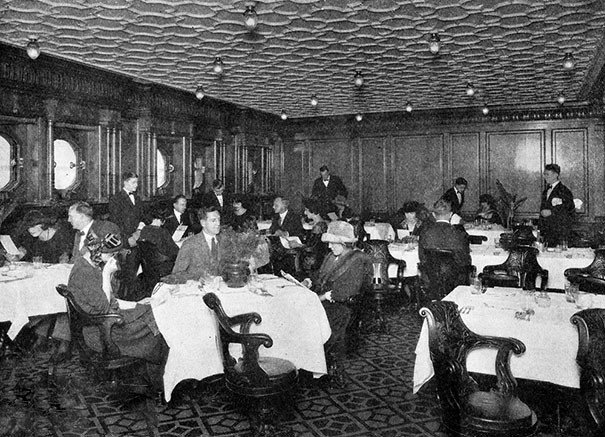 Titanik İkinci Sınıf Yolcular Restorandı