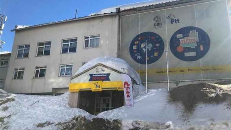 Uludağ'da PTT Binasının Çatısından Eriyen Kar Faciaya Yol Açtı