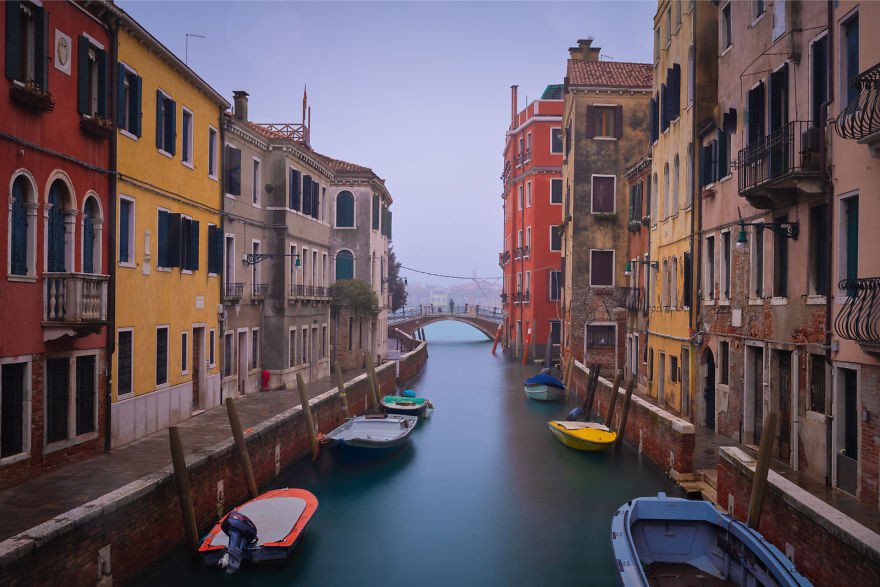 Venedik'e Kışında Gidilip, Gezilebileceğini Gösteren 20 Fotoğraf