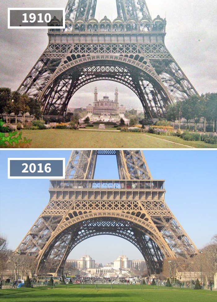 Eyfel Kulesi, Paris, Fransa, 1910 - 2016