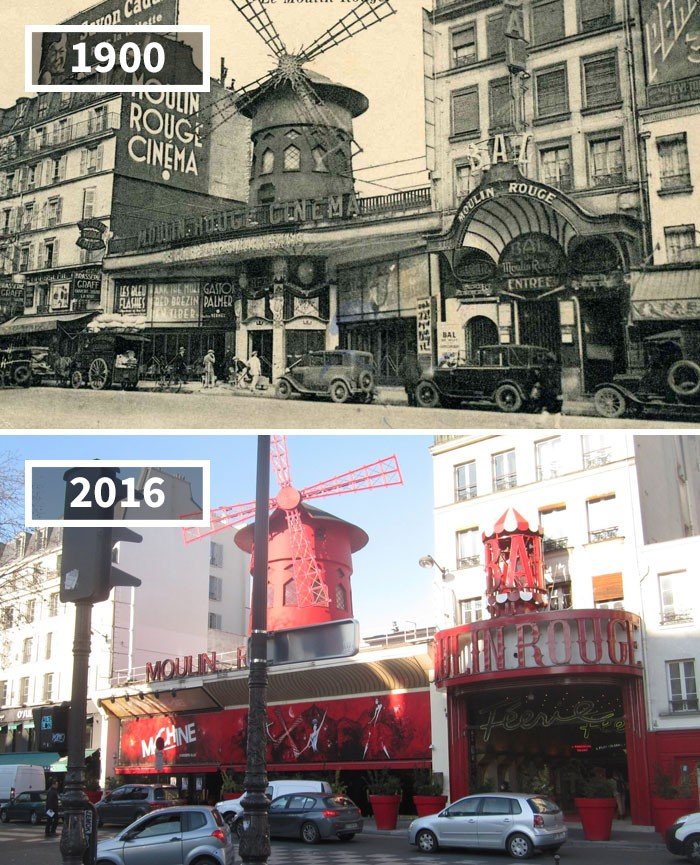 Moulin Rouge, Paris, Fransa, 1900 - 2016