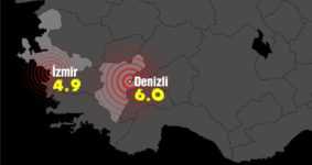 Son dakika: İzmir'den sonra Denizli’de 6 büyüklüğünde deprem…