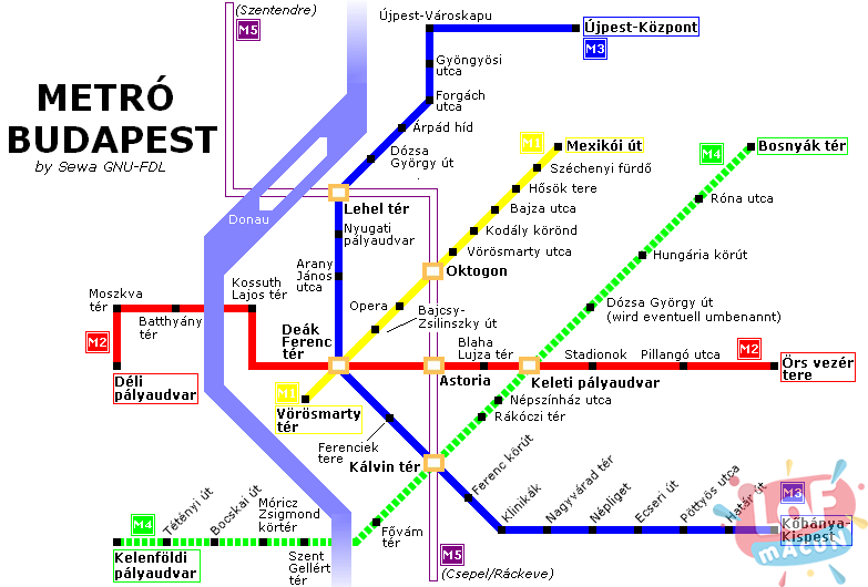 budapeste-metro-haritasi