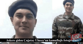 Askere giden Çağatay Ulusoy'un kamuflajlı fotoğrafları