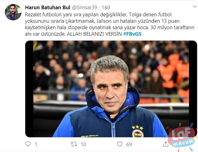 Fenerbahçe - Galatasaray Maçının Ardından Yapılan Paylaşımlar