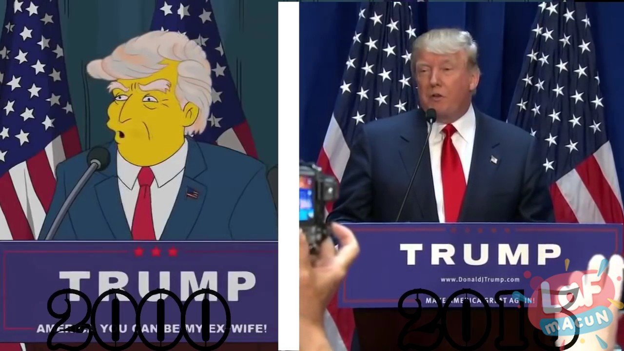 Trump’ın başkanlığı ve Simpsonlar