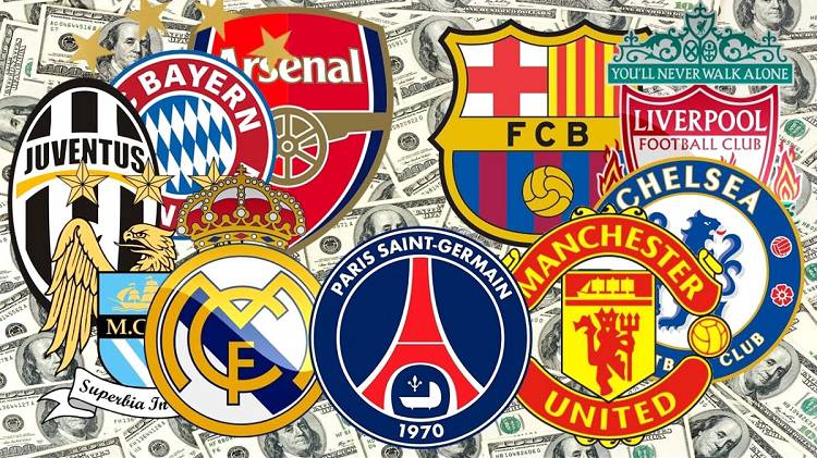 En Çok Para Kazanan 10 Futbol Kulübü