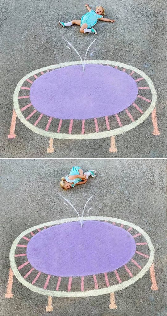 Çocuklar için yapılmış Sokak çizimleri